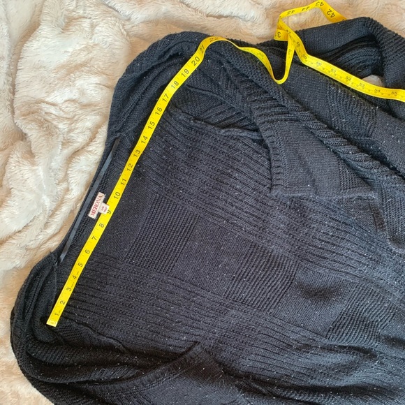 Open Front Cascade Cardigan Sweater - Picture 5 of 7